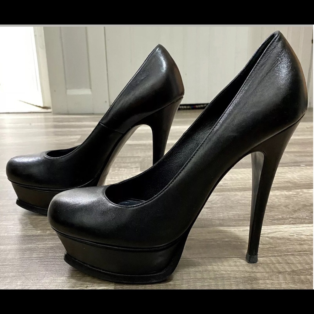 YSL Tribute Two Platform Heels
